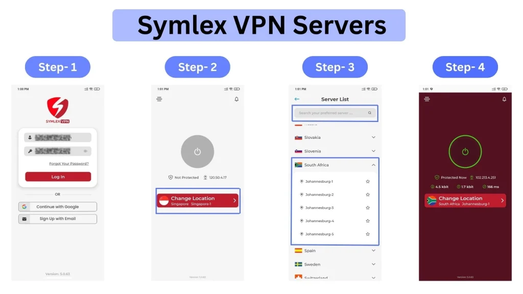 Connecting South Africa Servers